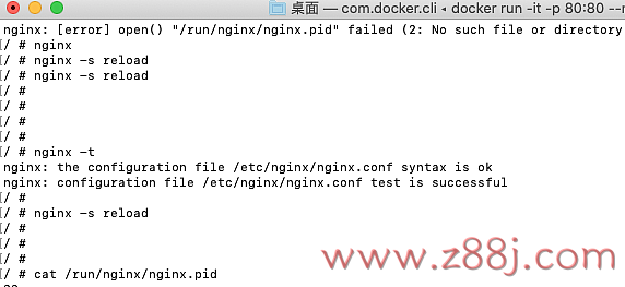 alpine报错 nginx: [error] open() “/run/nginx/nginx.pid” failed (2: No such file or directory)